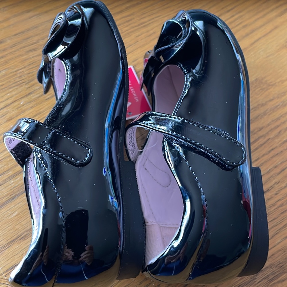 Nina Toddler Girls Decorative Bow Krista Dress Shoes Size 7 Excellent LIKE NEW - Picture 3 of 10